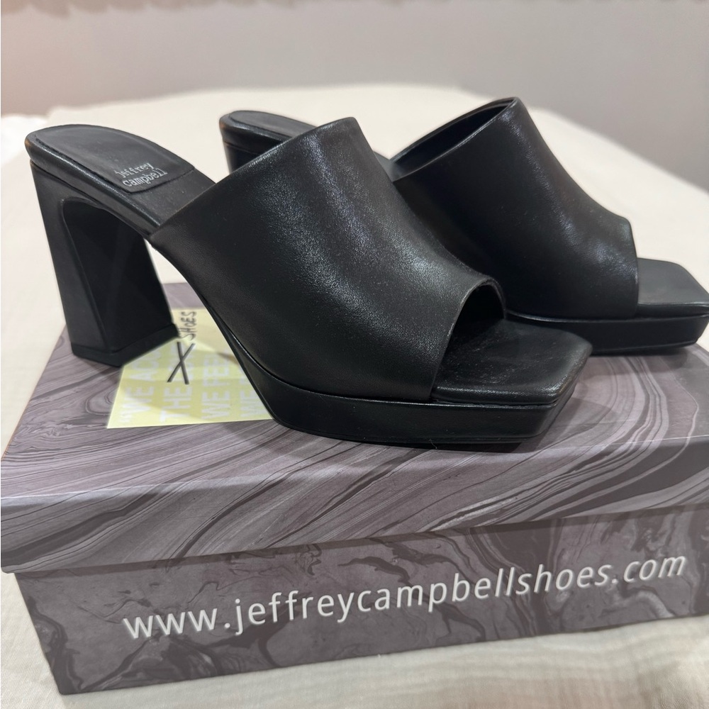 Jeffrey Campbell Caviar Platform Slide Sandal